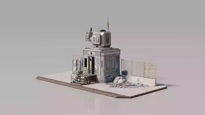 Neighborhood House Building 8 3D model