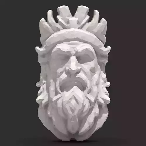 Zeus Low Poly 3