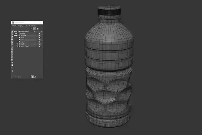 Powerade Bottle 3D model 4