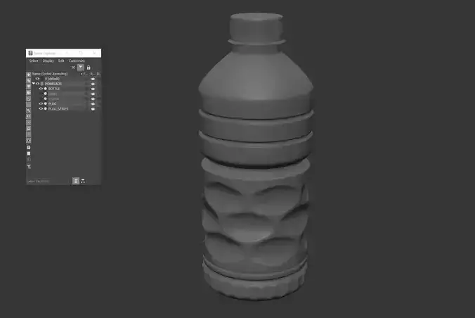 Powerade Bottle 3D model 5