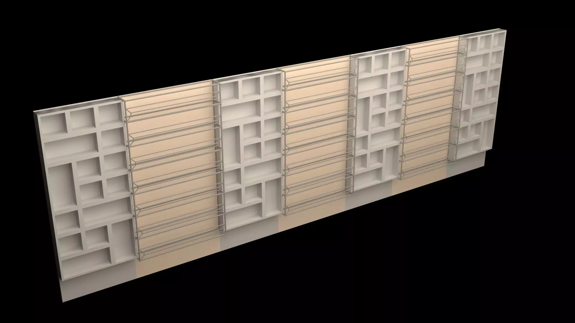 Modern Wall 3D model