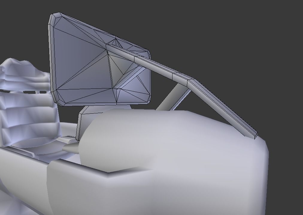 Futuristic control module Basic Version Low-poly 3D model_26