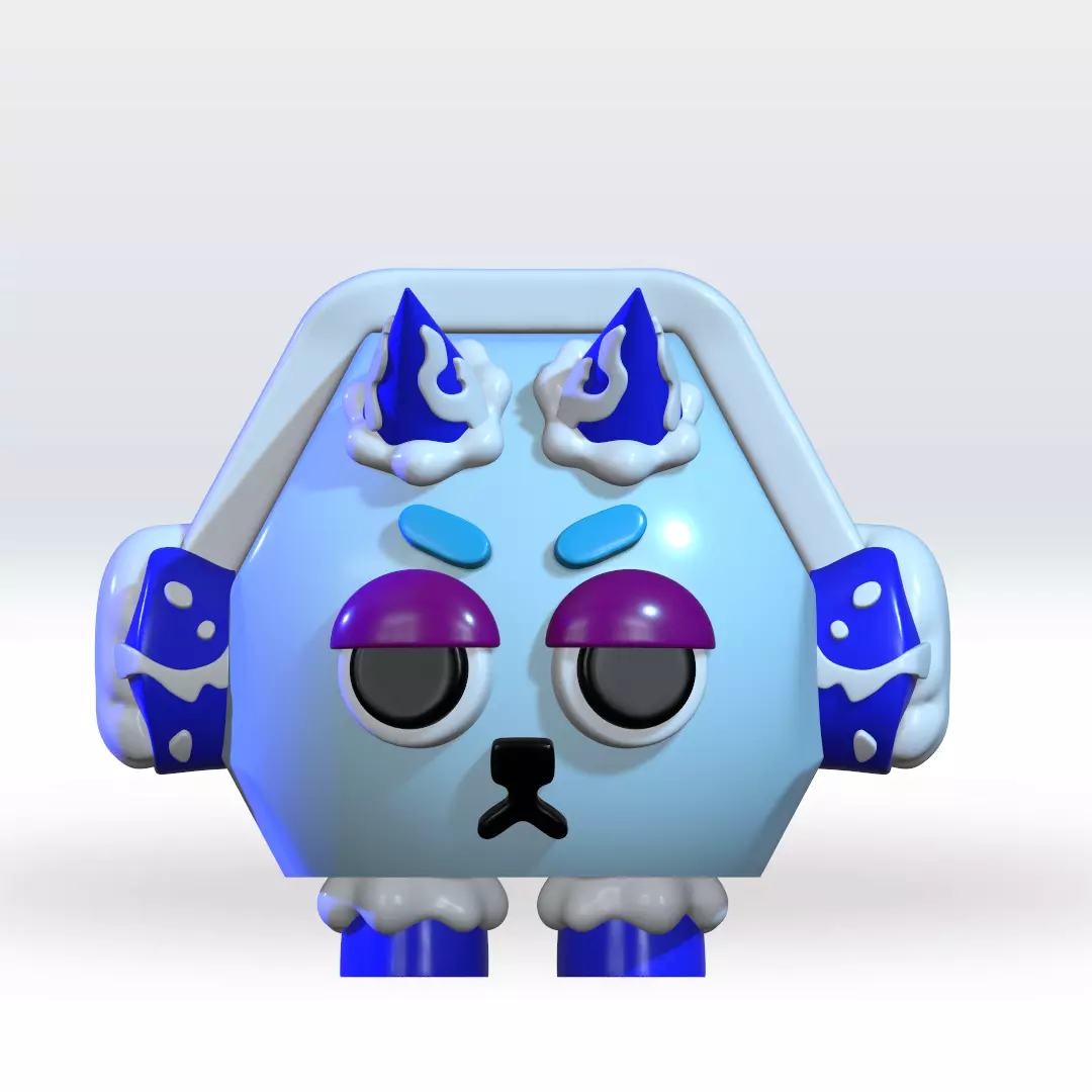 Snow Time-Coal Dandy world STL 3D Model 3mf Multicolor 3D print model