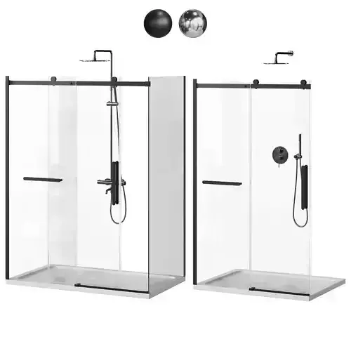 Shower corner and alcove door Vincea Como Soft 3D model