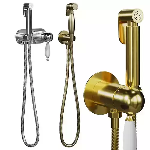 Classic hygienic showers by Boheme 3D model