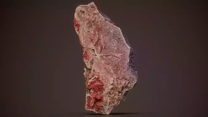 Vanadinite Red Black Crystal 02