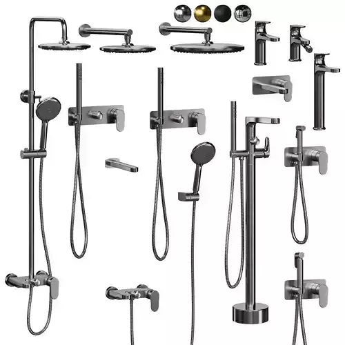 Boheme Spectre Faucet set 3D model