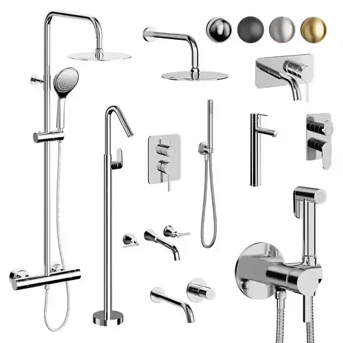 Faucet Set Ramonsoler 3D model