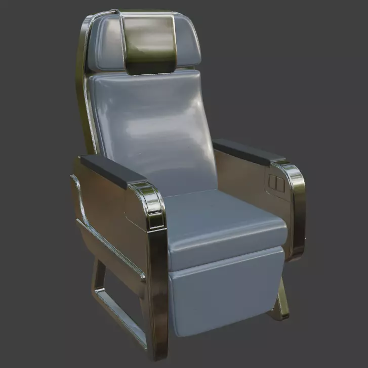 airplane chair 3D model