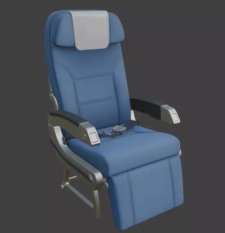 Airplane chair 3D model
