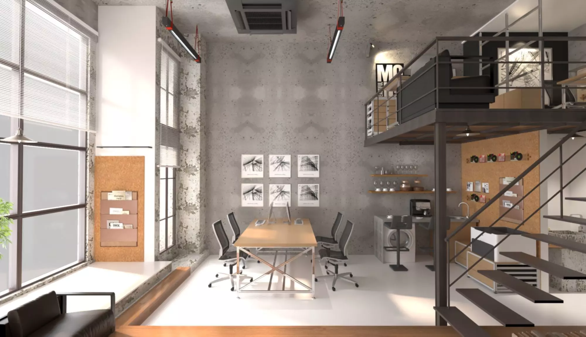 duplex apartment 3D model