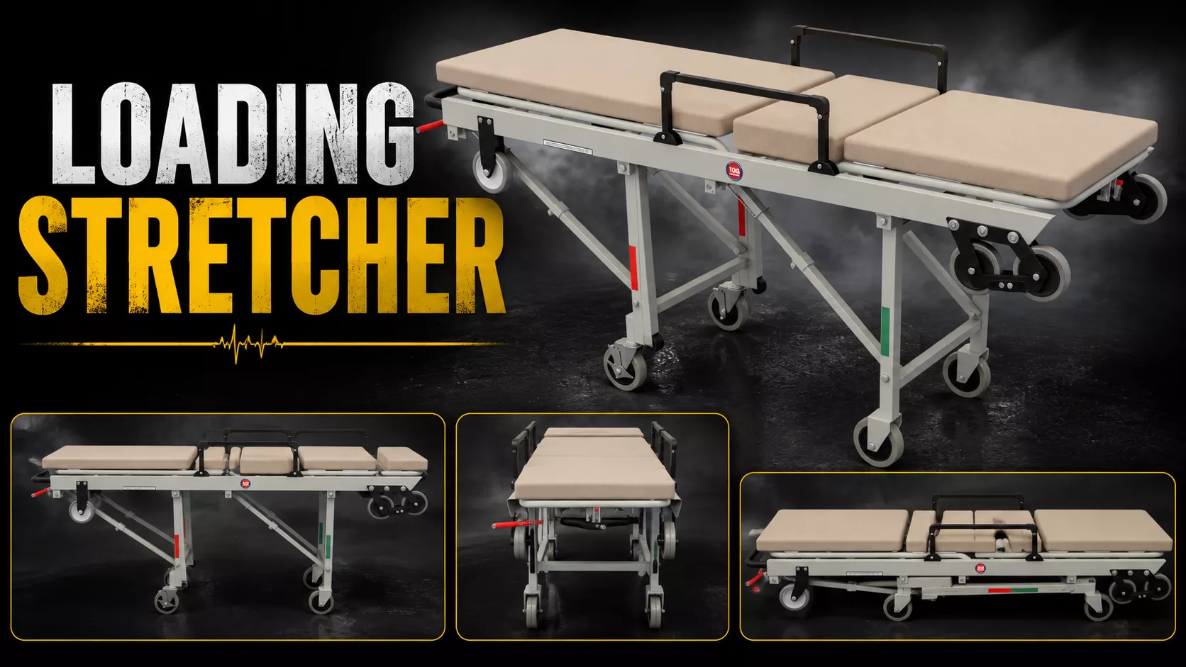 Loading Stretcher Low-poly 3D model
