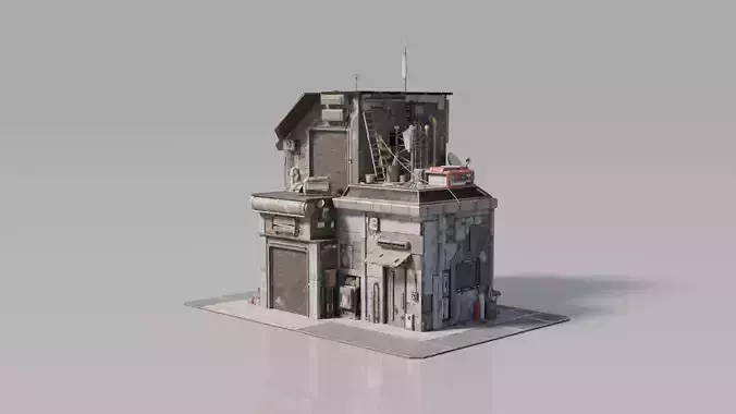 Neighborhood House Building 9 3D model