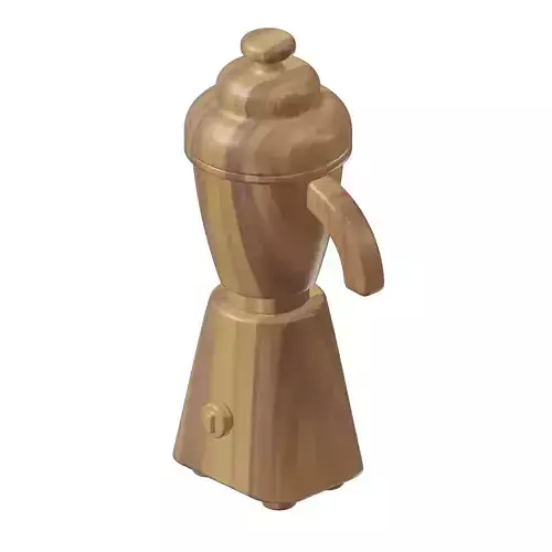 Wooden Mixie Home Appliance Toy 3D model