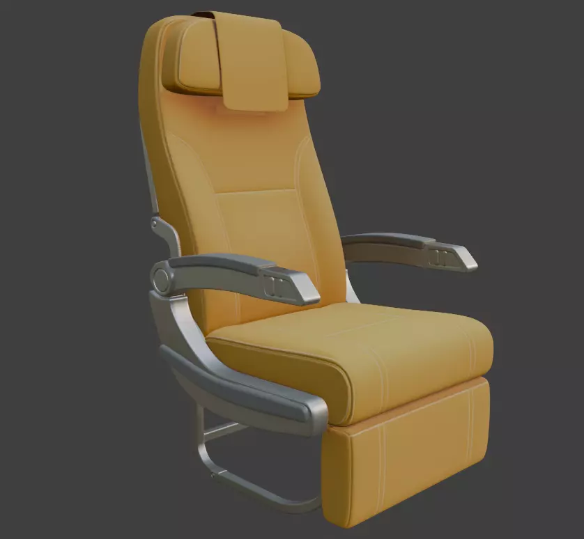 Airplane chair 3D model