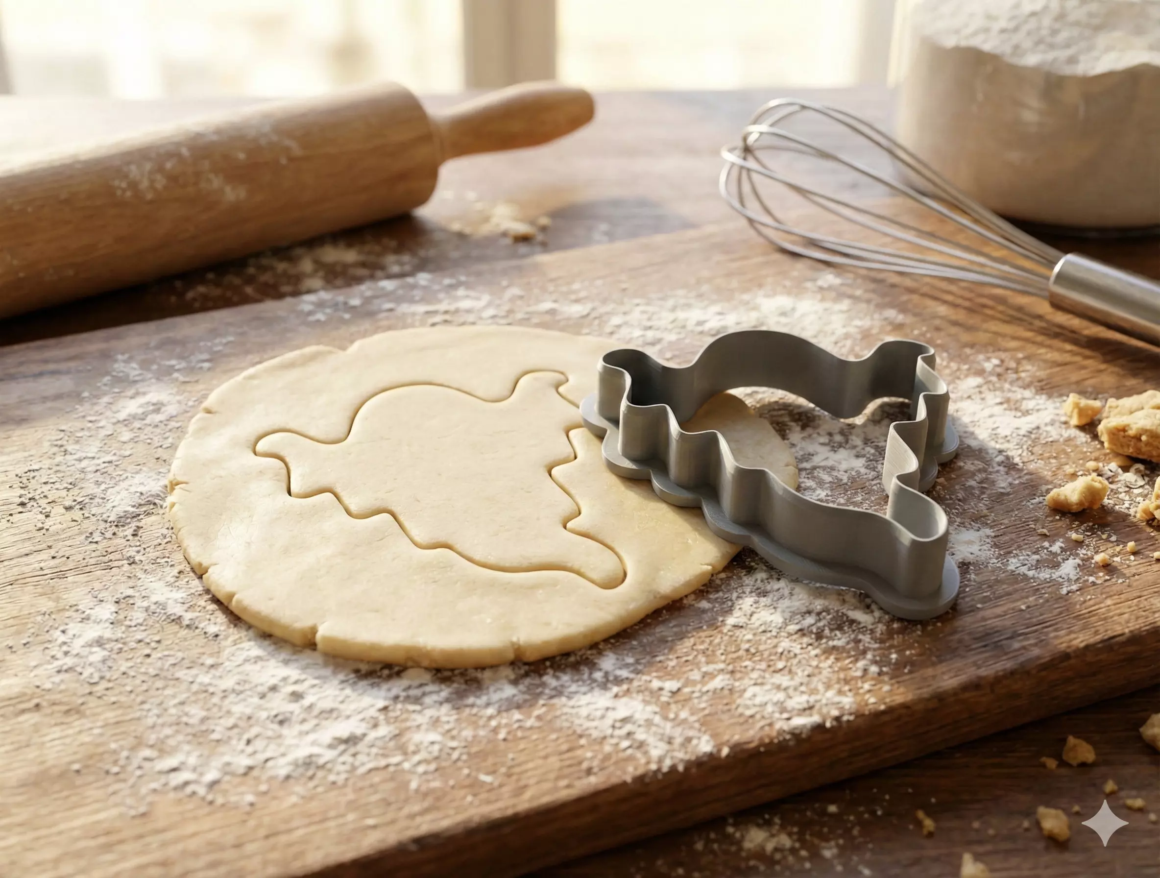 Ghost Cookie Cutter STL - 3D Printable Halloween Biscuit Cutter 3D print model
