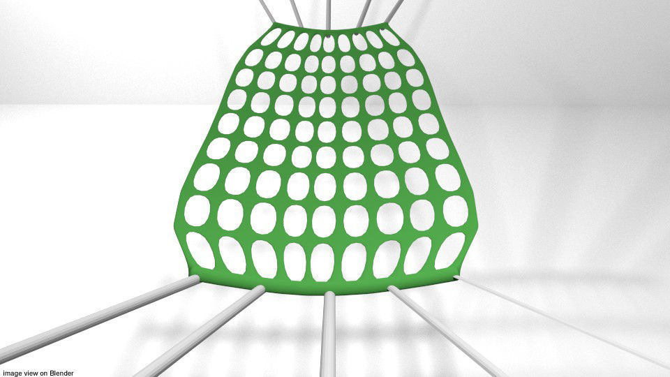 Bed - Hammock 3D model_2