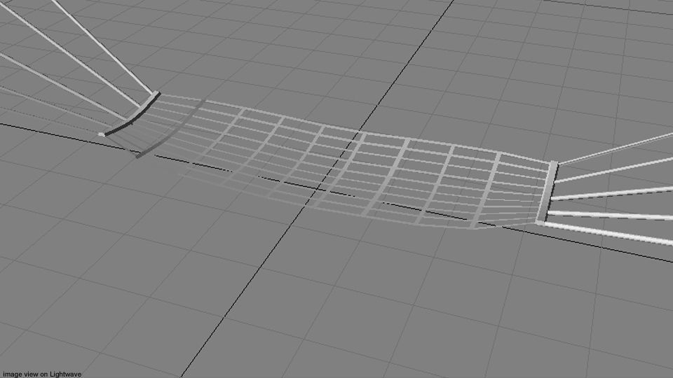 Bed - Hammock 3D model_4