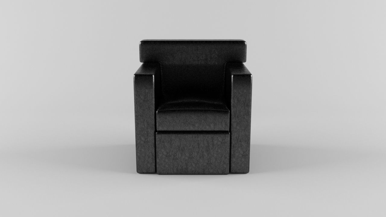 Williams Sonoma Clinton Swivel Chair 3D model_8