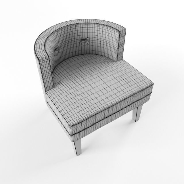 Williams Sonoma Geoffrey Chair 3D model_4