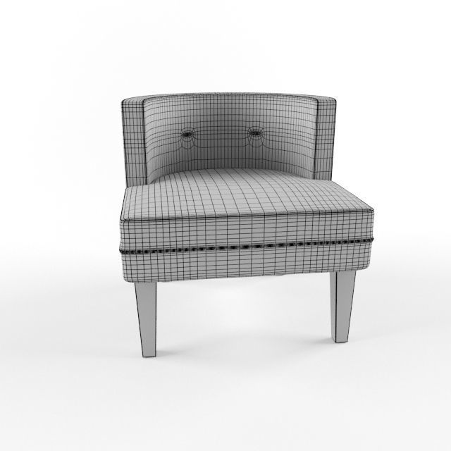 Williams Sonoma Geoffrey Chair 3D model_2