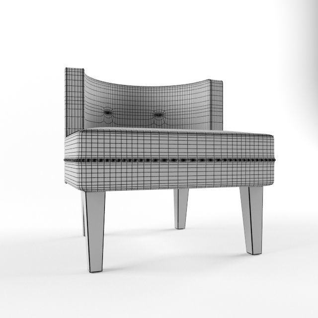 Williams Sonoma Geoffrey Chair 3D model_7