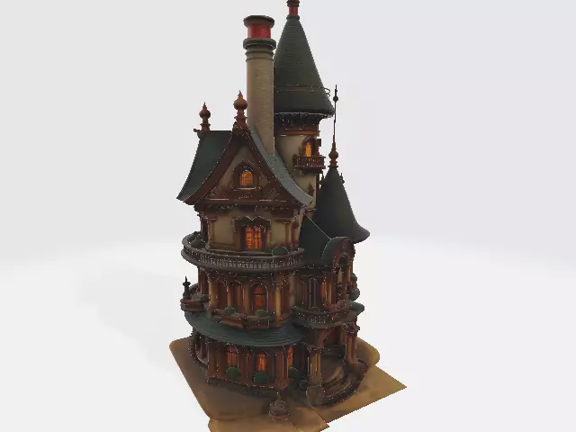 House Miniature Nightshade Witch Tower 3D print model