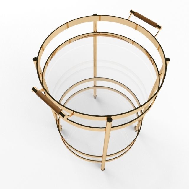 Williams Sonoma Truman Round Bar 3D model_3