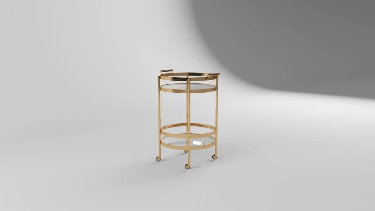 Williams Sonoma Truman Round Bar 3D model_0