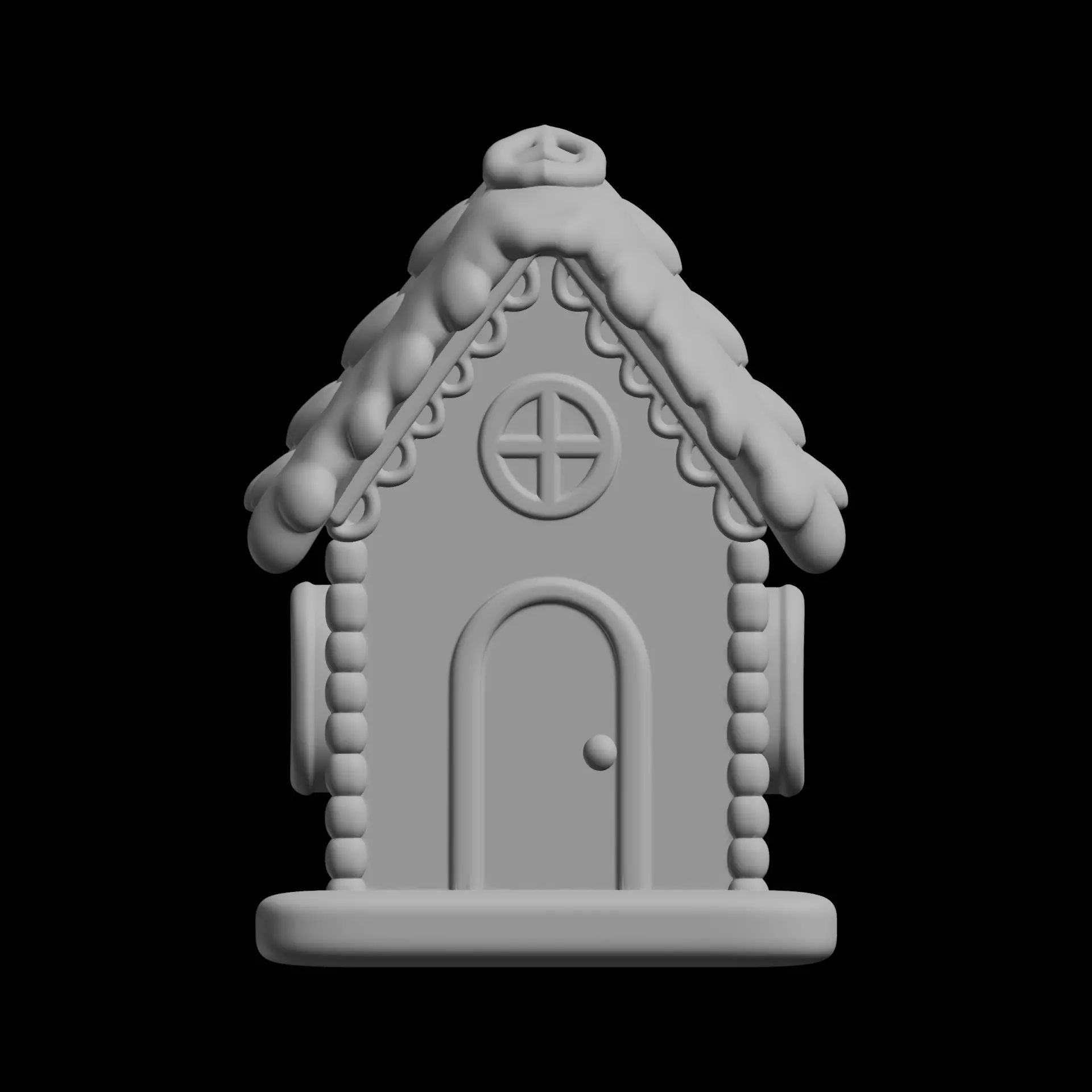 Gingerbread House Holiday Decor 3D print model