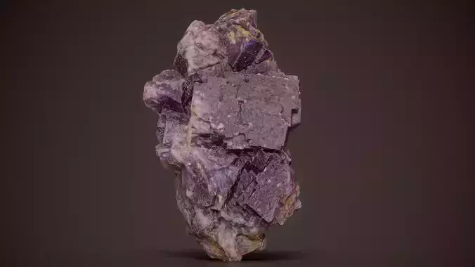Purple Fluorite Crystals Purple Crystal Rock