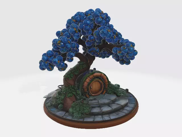 House Miniature Tree Top Cottage 3D print model