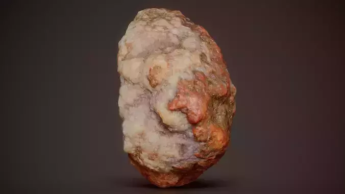 Calcite With Hematite Inclusions Red Marble Rock 03