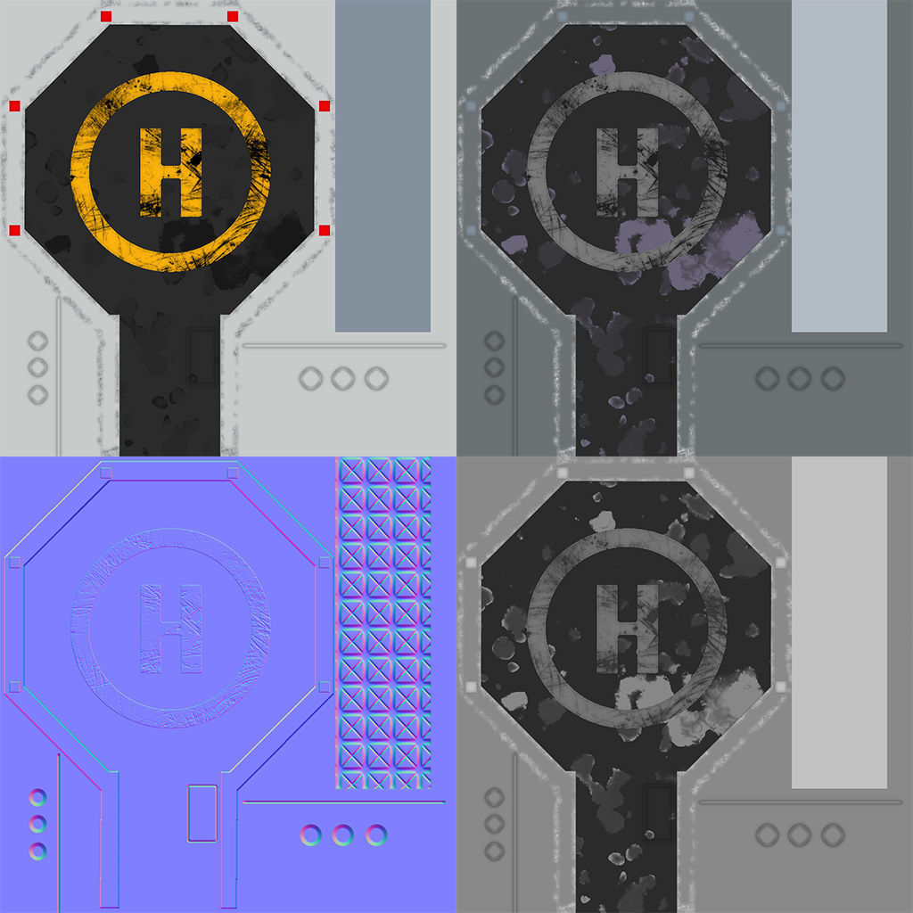 Skyscraper tall building Low-poly 3D model_2