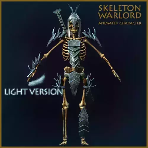 Skeleton Warlord Light Version