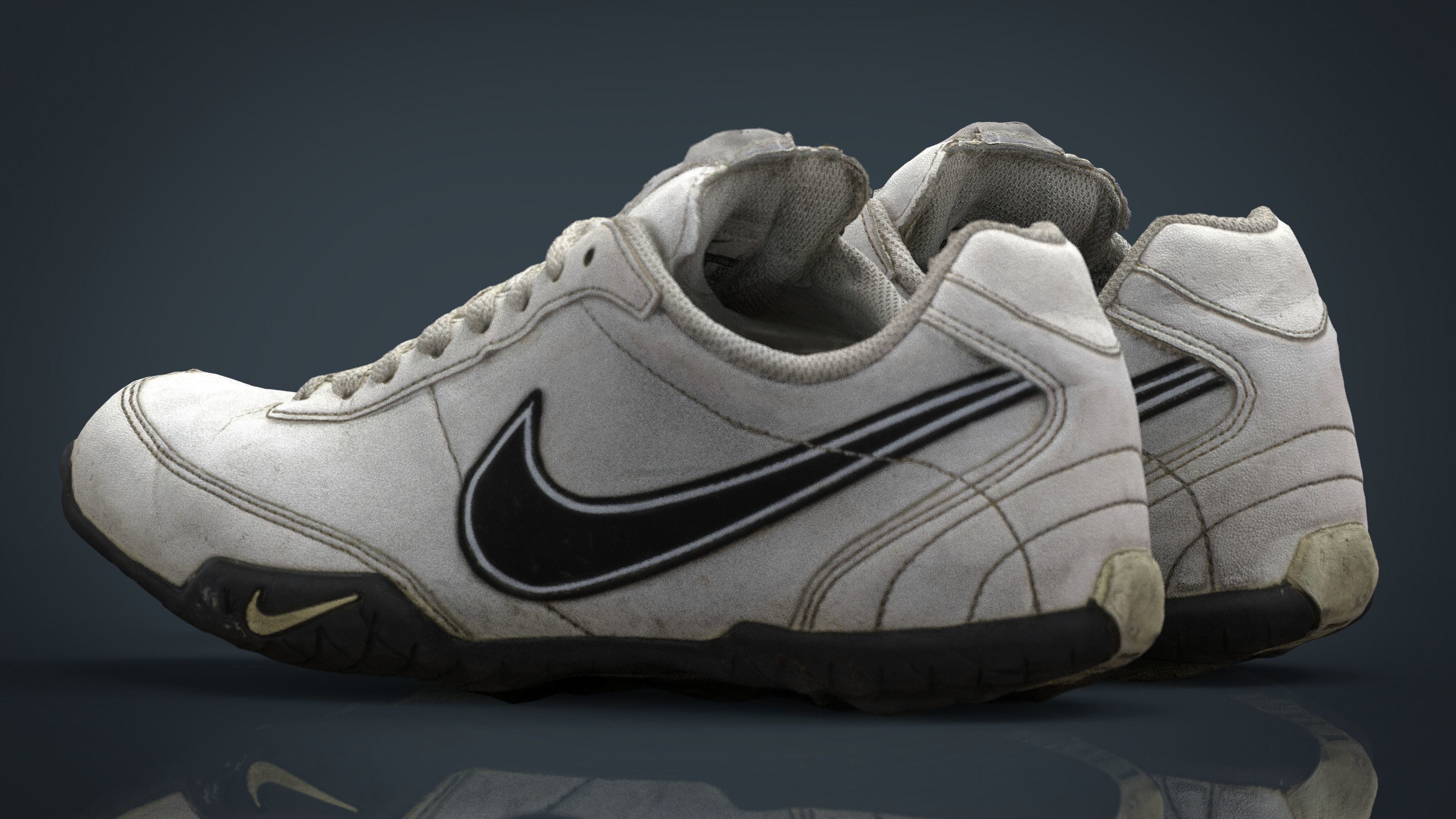 Sneakers nike shoes Low-poly 3D model_11