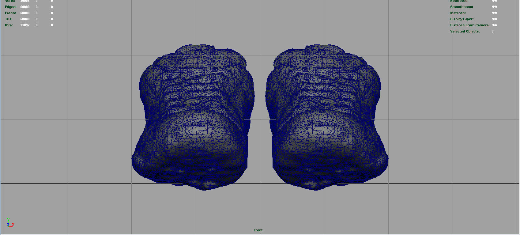 Sneakers nike shoes Low-poly 3D model_9