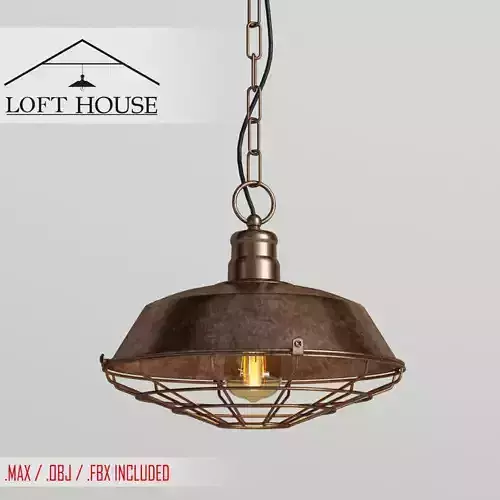Hanging lamp LOFT HOUSE P-114 3D model