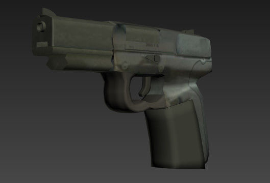Belgian gun Five-Seven 3D model_1