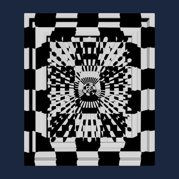 Square Wood Detail 3D model_5