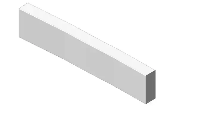 Concrete Curb Radius 12 m Outer 100 20 8 3D model