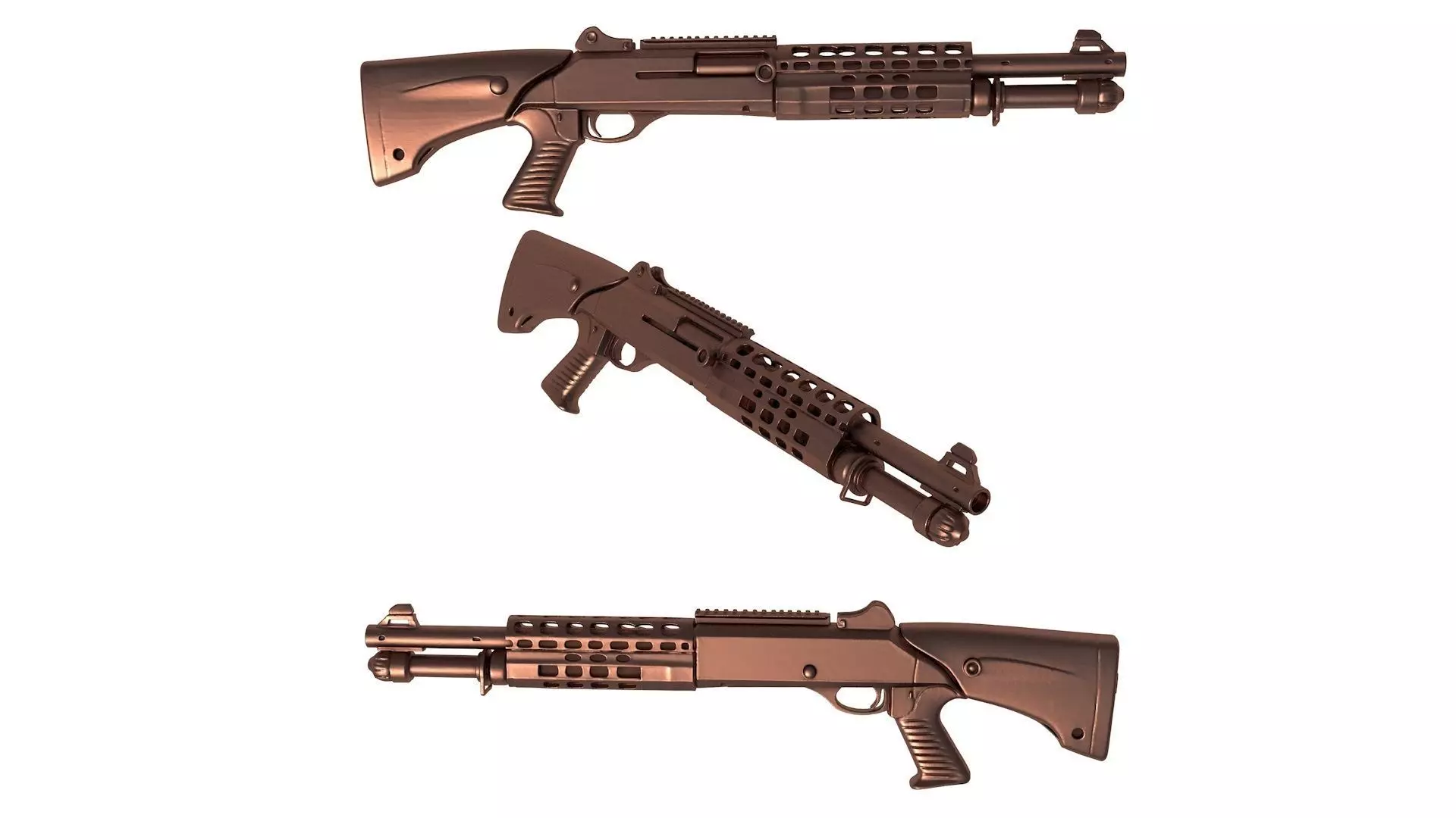 BENELLI M4 - shotgun 3d 3D print model