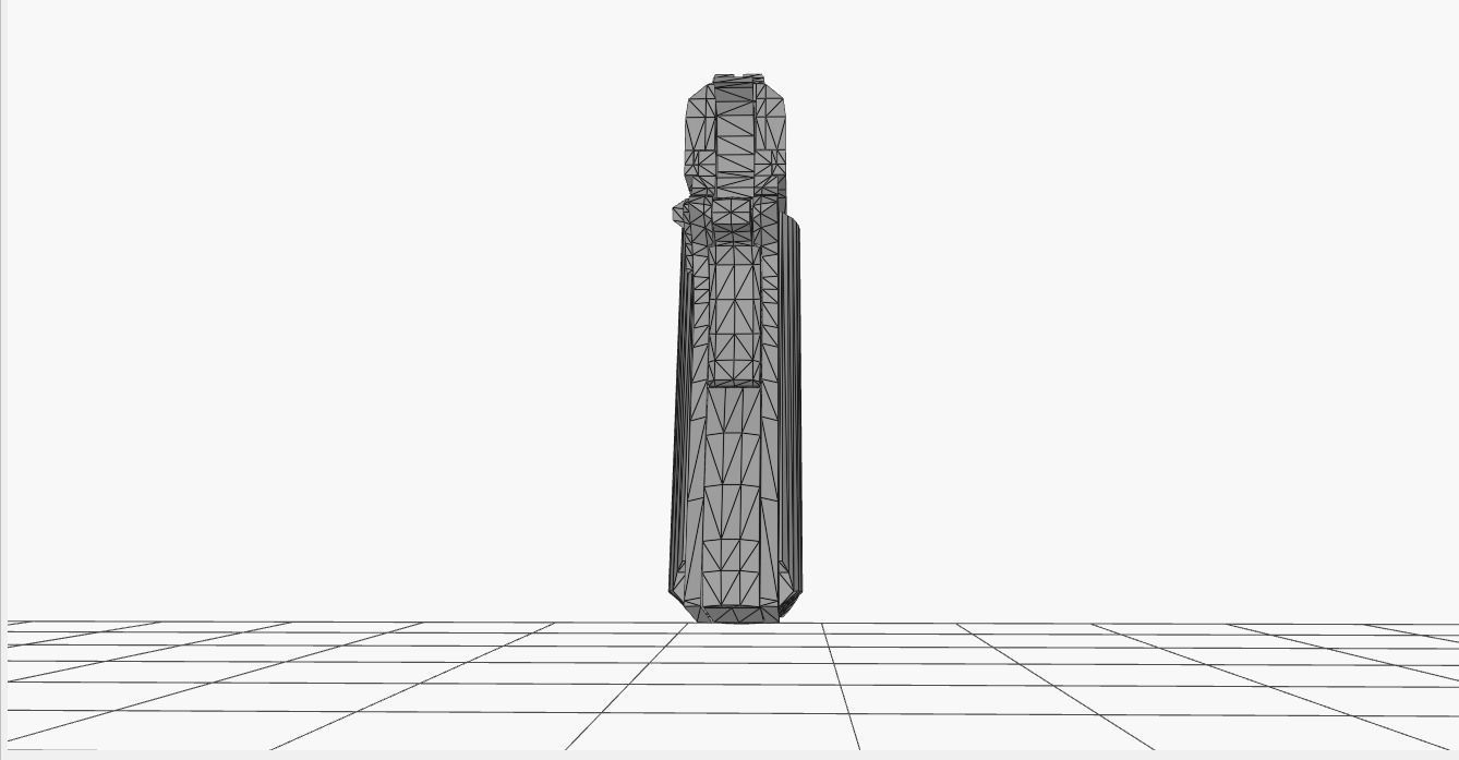 Colt 1911 Low-poly 3D model_7