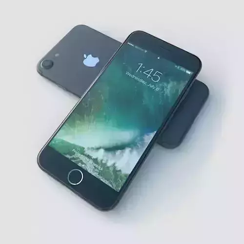 Apple iPhone 7 Low-poly 3D model