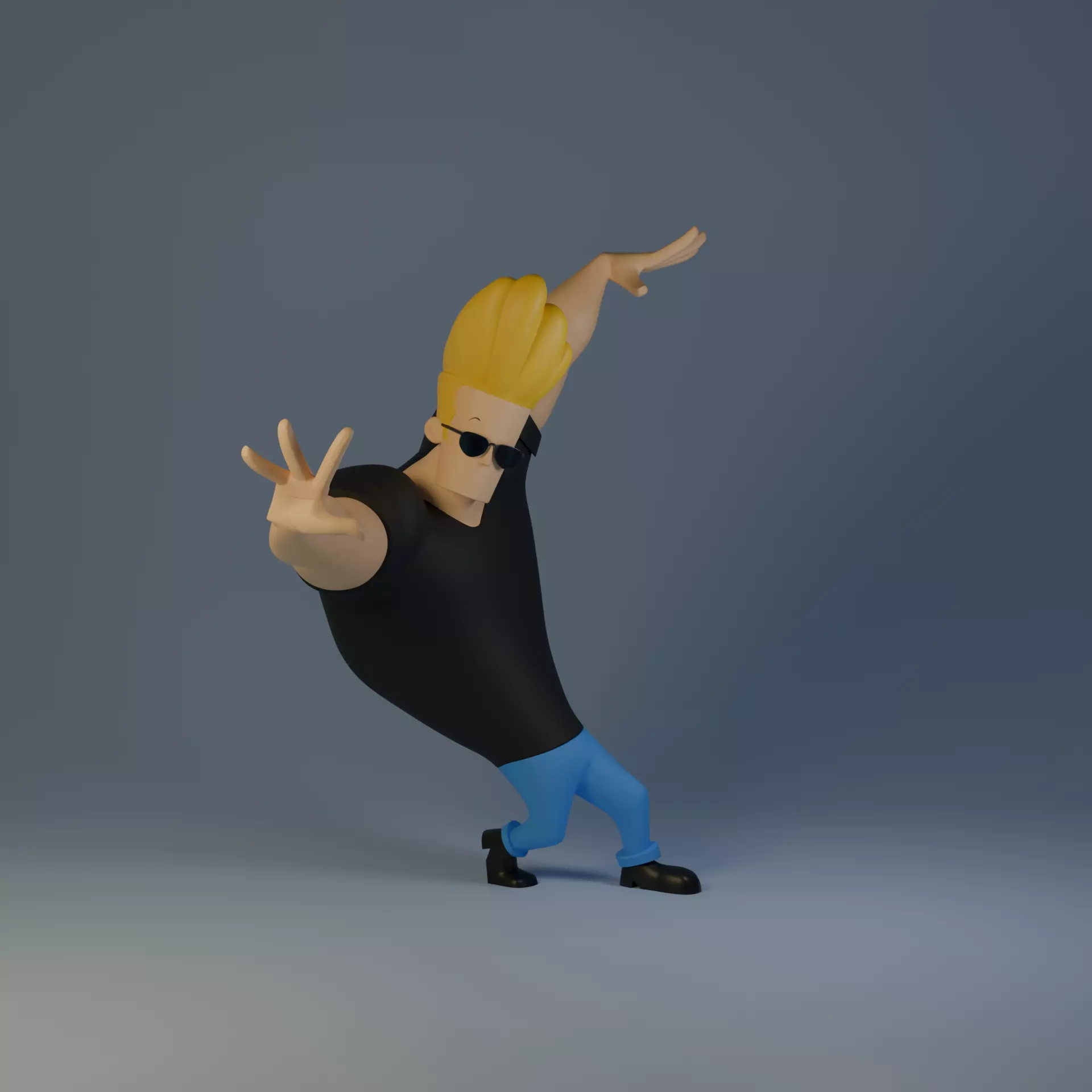 Johnny Bravo 3D print model