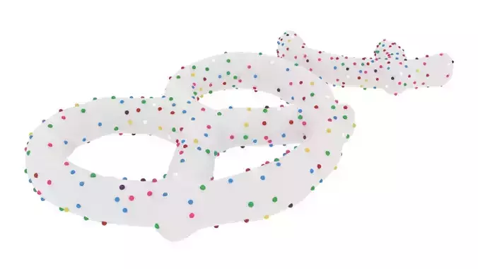 Confetti Mini Pretzel Crackers 3D model