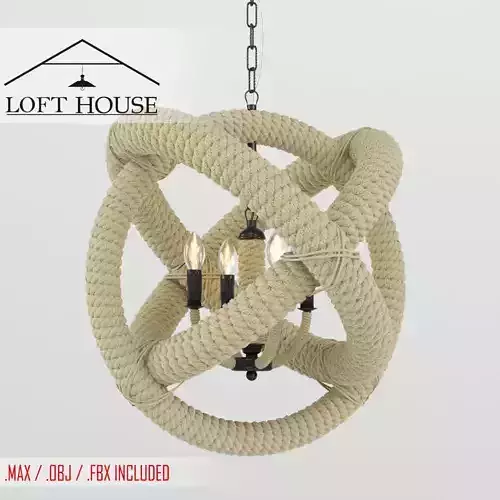 Hanging lamp LOFT HOUSE P-73  3D model