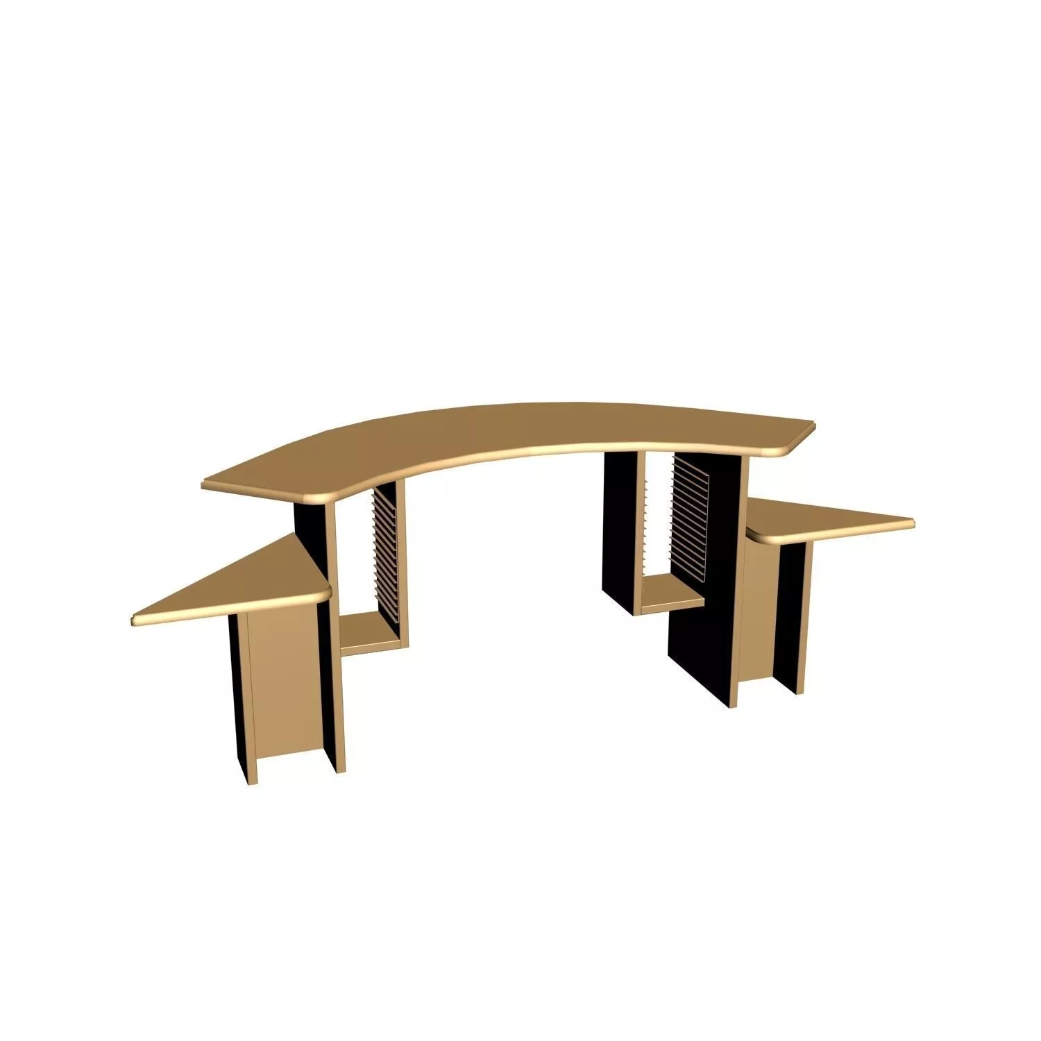 Computer Table 009 3D model | CGTrader