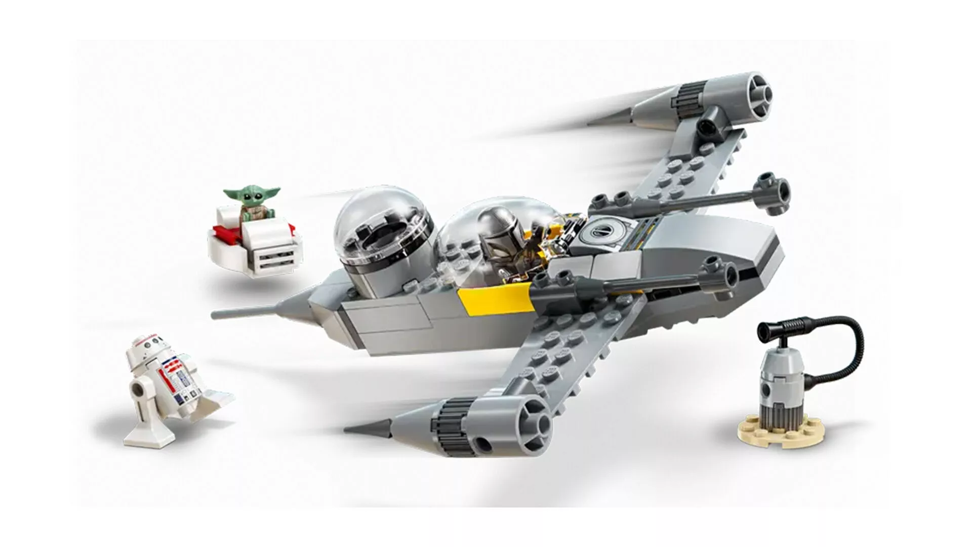 TwindBricks3D - 75410 Mando and Grogu N-1 Starfighter 3D print model
