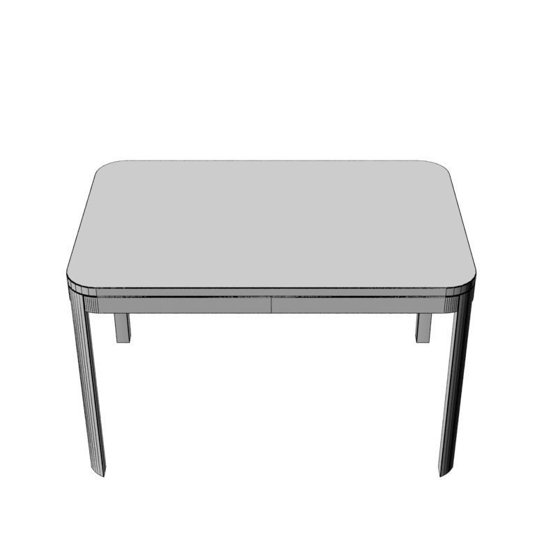 Wooden Table 006 3D model_19